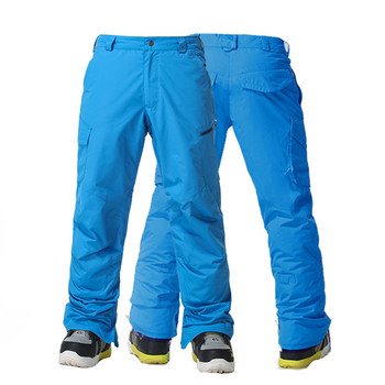 Χρώματα GS Brand Snow Pants Κοστούμι Snowboarding Παντελόνι 10k αδιάβροχο αντιανεμικό αναπνεύσιμο Χειμερινό υπαίθριο αθλητικό σκι για άντρες