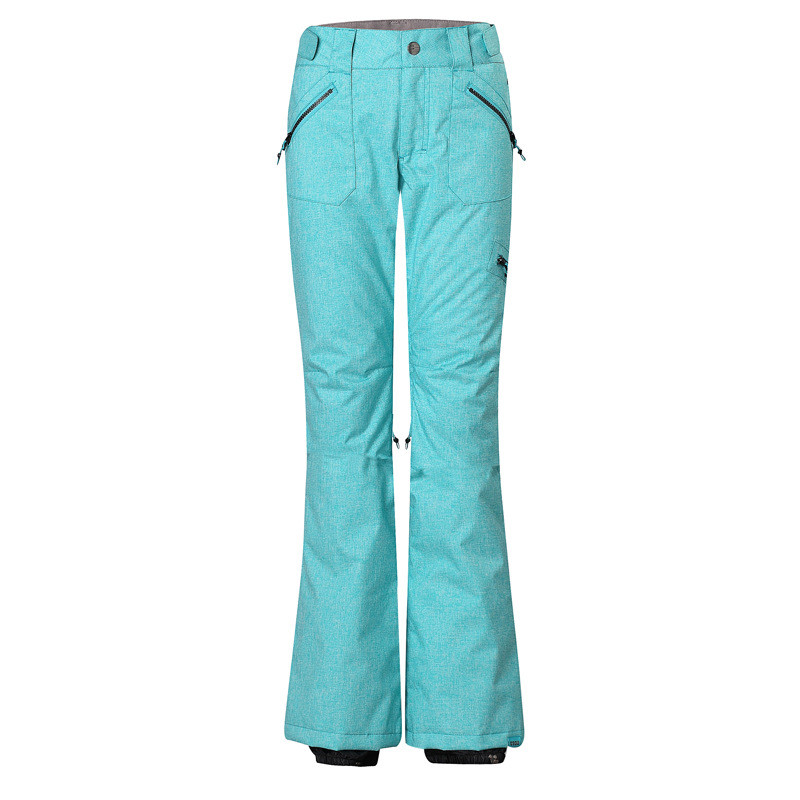 Džinsinės tekstūros sniego kelnės snieglenčių kostiumas, 10K neperšlampamas vėjui, kvėpuojantis žieminės lauko sportinės slidinėjimo kelnės moterims