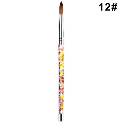 7 dimensiuni din nailon, gel UV, căptușeală, pix, perie de desen acrilic, pentru unghii, mâner cu sclipici lichid, instrument pentru arta unghiilor, vopsea pentru manichiură