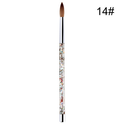 7 dimensiuni din nailon, gel UV, căptușeală, pix, perie de desen acrilic, pentru unghii, mâner cu sclipici lichid, instrument pentru arta unghiilor, vopsea pentru manichiură
