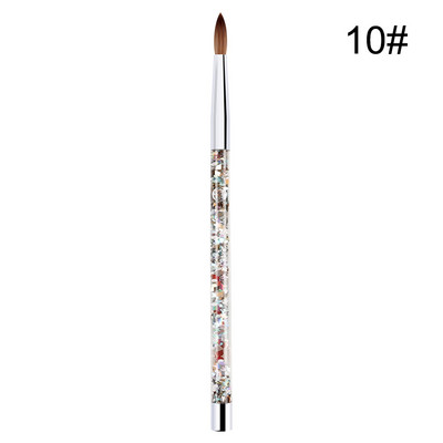 7 dimensiuni din nailon, gel UV, căptușeală, pix, perie de desen acrilic, pentru unghii, mâner cu sclipici lichid, instrument pentru arta unghiilor, vopsea pentru manichiură