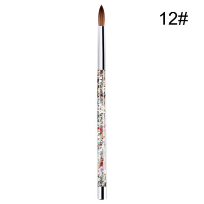 7 dimensiuni din nailon, gel UV, căptușeală, pix, perie de desen acrilic, pentru unghii, mâner cu sclipici lichid, instrument pentru arta unghiilor, vopsea pentru manichiură