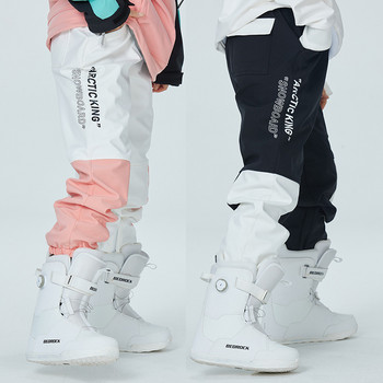 2022 Зимни нови ски панталони Дамски мъжки спортен костюм за сноуборд на открито Топли гащеризони Снежни панталони Ветроустойчиви водоустойчиви ски панталони