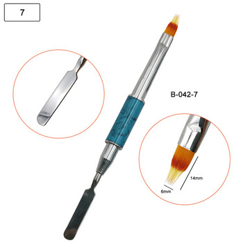 1p четка за нокти Nail Art Painting Pen Brush UV Gel Polish Gradient Rhinestone Crystal Acrylic Nail Drawing Pen nail Ombre