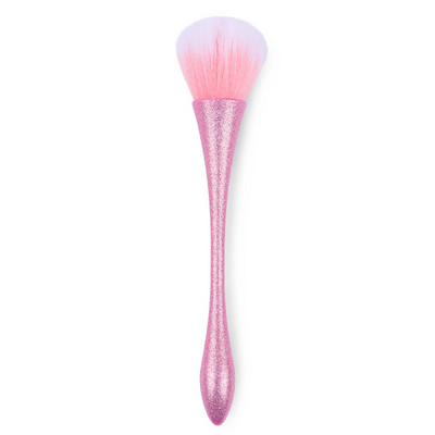 1 db Új Színes Nail Dust Clean Brush Nail Art Manikűr Pedikűr Soft Remove Dust Akril Clean Brush Körömápoló eszközök