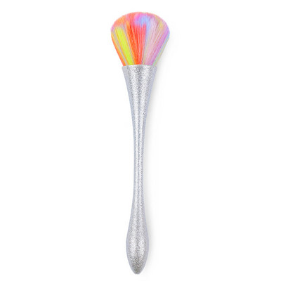1 db Új Színes Nail Dust Clean Brush Nail Art Manikűr Pedikűr Soft Remove Dust Akril Clean Brush Körömápoló eszközök