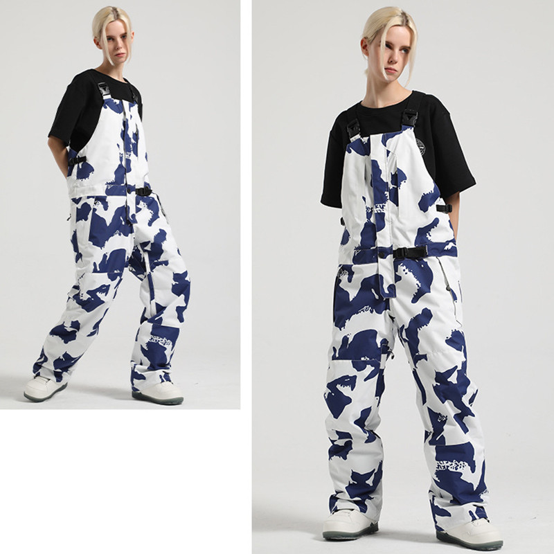 2023 m. žiemos nauji kombinezonai vientisos slidinėjimo kelnės, moteriškos lauko snieglenčių kombinezonai, vyriški, neperšlampami, vandeniui atsparūs slidinėjimo kostiumai, šiltos sniego kelnės