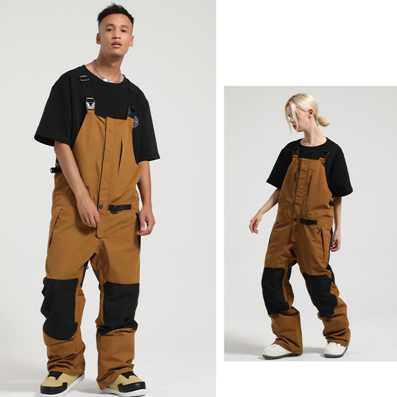 2023 m. žiemos nauji kombinezonai vientisos slidinėjimo kelnės, moteriškos lauko snieglenčių kombinezonai, vyriški, neperšlampami, vandeniui atsparūs slidinėjimo kostiumai, šiltos sniego kelnės