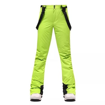 Нови ски панталони Дамски висококачествени ветроустойчиви водоустойчиви топли тънки панталони за сняг Зимни панталони за ски на открито Марки