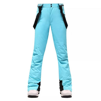 Нови ски панталони Дамски висококачествени ветроустойчиви водоустойчиви топли тънки панталони за сняг Зимни панталони за ски на открито Марки