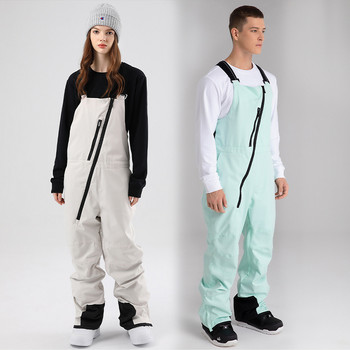 2022 Нови дамски еднокомпонентни ски панталони Мъжки панталони за сноуборд Гащеризони Топли ветроустойчиви водоустойчиви гащеризони Снежни панталони Ски костюми