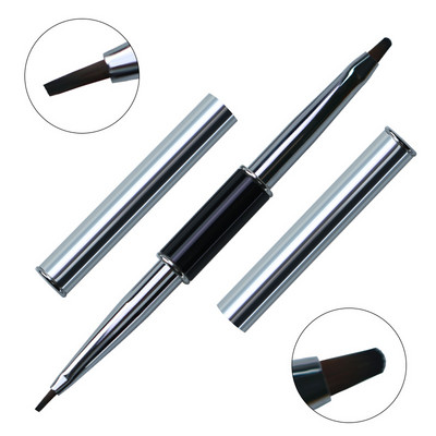 12 Stil Dual End Nail Art Dungi Liner Liner DIY Pensule pentru pictură Pudră lichidă UV GEL Extensie Builder Pix francez pentru desen