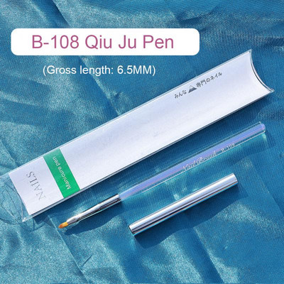 1PC Nail Art Dotting Pen Akrilna linija za crtanje Cvjetni kist Rhinestone Crystal UV Gel Painting Alat za manikuru Beauty Line Kist