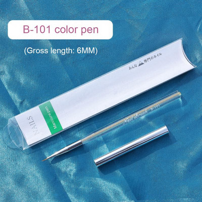 1PC Nail Art Dotting Pen Akrilna linija za crtanje Cvjetni kist Rhinestone Crystal UV Gel Painting Alat za manikuru Beauty Line Kist