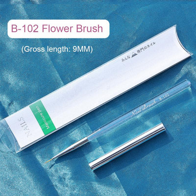 1PC Nail Art Dotting Pen Akrilna linija za crtanje Cvjetni kist Rhinestone Crystal UV Gel Painting Alat za manikuru Beauty Line Kist