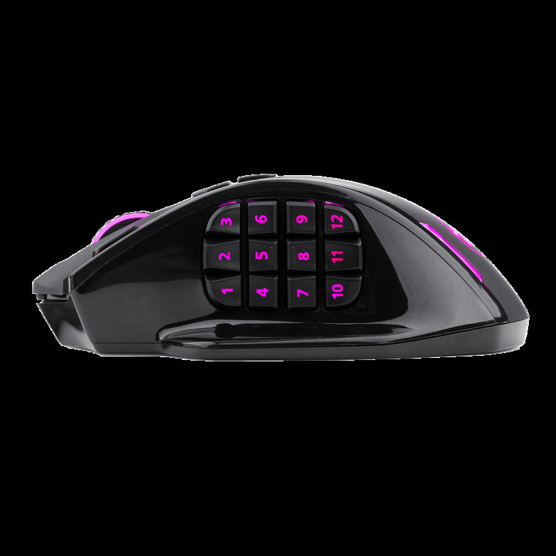 Herná myš Redragon M913 2.4G s bezdrôtovým rozlíšením 16000 DPI, RGB podsvietením a 16 programovateľnými tlačidlami, MMO Fps pre hráčov na notebooku