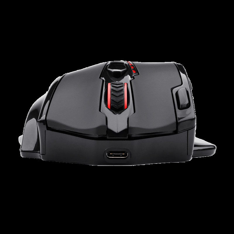 Herná myš Redragon M913 2.4G s bezdrôtovým rozlíšením 16000 DPI, RGB podsvietením a 16 programovateľnými tlačidlami, MMO Fps pre hráčov na notebooku