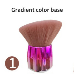 Popularna četkica za nokte s gljivama Okrugla boja s malim cvijetom Gel četke za čišćenje prašine Četkica za šminku Nail Art Manikura Alati Puder