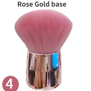 Popularna četkica za nokte s gljivama Okrugla boja s malim cvijetom Gel četke za čišćenje prašine Četkica za šminku Nail Art Manikura Alati Puder