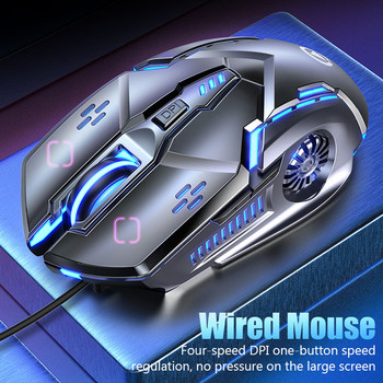 3200DPI G5 ενσύρματο ποντίκι Gaming ποντίκι Επαναφορτιζόμενο αθόρυβο LED με οπίσθιο φωτισμό USB Οπτικά ποντίκια Εργονομικό ποντίκι Gamer για φορητό υπολογιστή