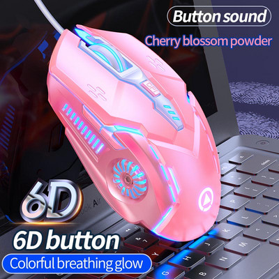 3200 DPI G5 vezetékes egér játékegér újratölthető csendes LED háttérvilágítású USB optikai egér Ergonomikus egér gamer PC laptophoz