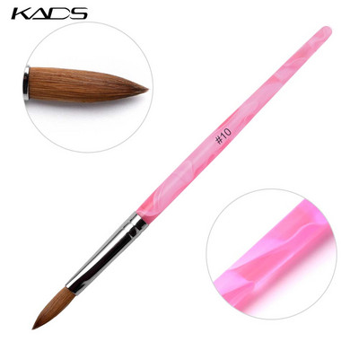 KADS Kolinsky Акрилна четка за нокти Гел за удължаване Рисуване Dotting Pen Карвинг Съвети Салон за маникюр Инструмент за ноктопластика 2#/4#/6#/8#/10#