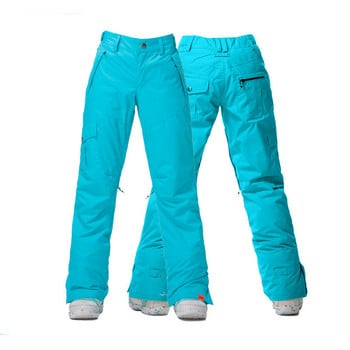 GS Γυναικεία Snow Pants Ρούχα Snowboarding 10k αδιάβροχα αντιανεμικά αναπνέοντα χειμερινά αθλητικά ρούχα για εξωτερικούς χώρους Παντελόνια σκι επώνυμα κορίτσι