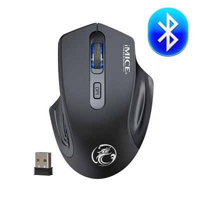 Ασύρματο ποντίκι Υπολογιστής Επαναφορτιζόμενο ποντίκι Bluetooth Ασύρματο Εργονομικό ποντίκι Gamer Silent Mice Gaming Usb Mause για φορητό υπολογιστή