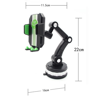 Autótelefon-tartó univerzális tapadókorongos Autós telefontartó Állítható mágneses mobiltelefon-tartó állvány iPhone Samsung Xiaomihoz
