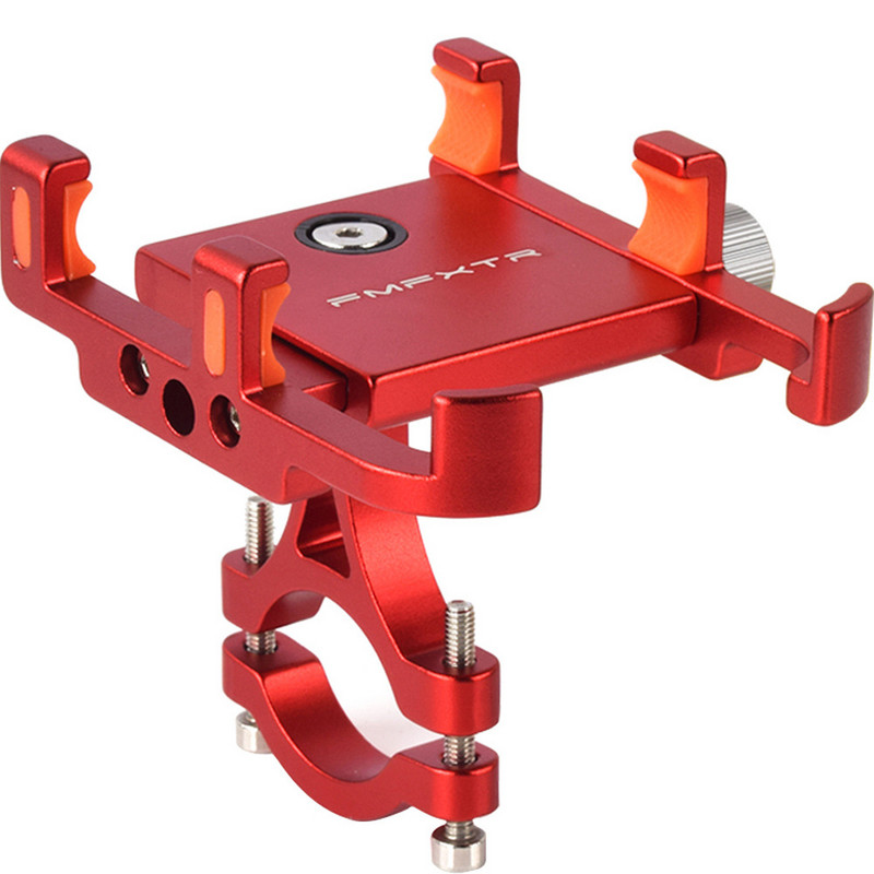 Suport pentru telefon mobil pentru biciclete Suport din aliaj de aluminiu Rotire la 360° rezistent la socuri MTB Ghidon pentru biciclete Suport de navigare Suport de montare