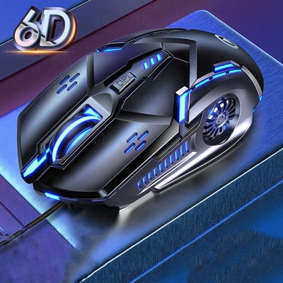 Mute Žičani miš Šest tipki Svjetleća igra Strojevi za e-sport Računalna oprema