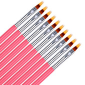 1vnt Ombre Nail Brush Art Painting Pen Black UV Gel Laff Gradient Color Nail Drawin