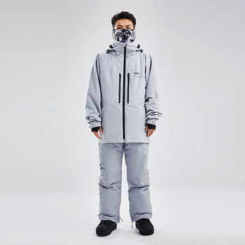 Παντελόνι Snowboarding QIAODAN 2022 για άντρες εξωτερικού χώρου Υψηλής ποιότητας αδιάβροχο αντιανεμικό ζεστό παντελόνι σκι Παντελόνι χιονιού XYK43215408R
