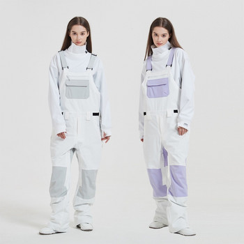 Νέες φόρμες σκι Γυναικεία μονοκόμματα παντελόνια για σκι Υπαίθρια αθλητικά κοστούμια σνόουμπορντ Ανδρικά αντιανεμικά αδιάβροχα φορμάκια χειμερινά ρούχα