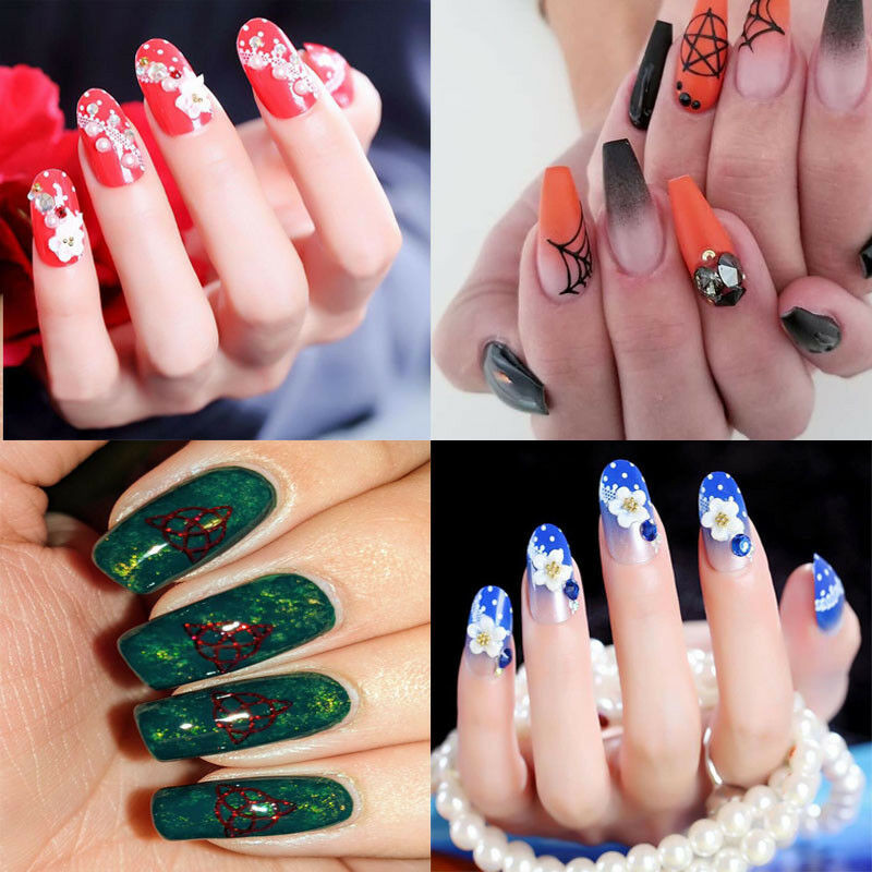 Eval akril körömkefe készlet Kolinsky Hair Nail Art ecsetek púder UV gél festőkefe köröm manikűr kiegészítők