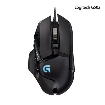 Logitech G300s G402 G502 Ambidextrous Optical Gaming Mouse USB Wired 9 Programmable Buttons Универсална мишка за Game Office