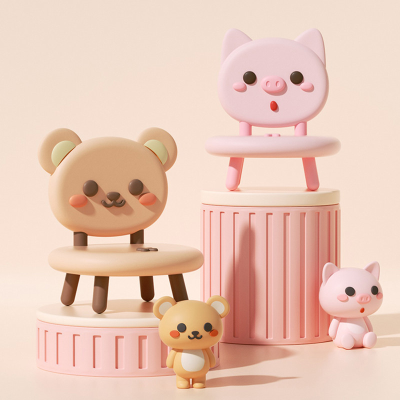 Slatka stolica Držač za mobilni telefon Univerzalni držač za telefon Desktop Bracket Prijenosni Lazy Bracket za iPhone Huawei Kreativni ukrasi