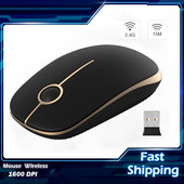 Jelly Comb 2.4G Slim Mouse Wireless with Nano Receiver Φορητά οπτικά αθόρυβα ποντίκια για φορητό υπολογιστή φορητό υπολογιστή MacBook