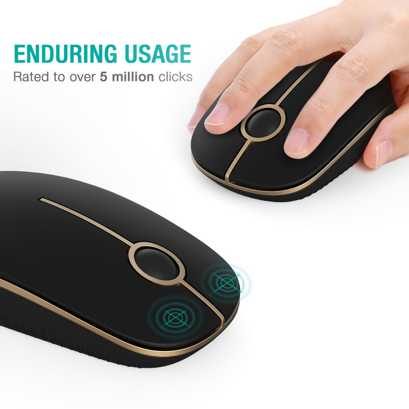 Jelly Comb 2.4G Slim Mouse Wireless with Nano Receiver Φορητά οπτικά αθόρυβα ποντίκια για φορητό υπολογιστή φορητό υπολογιστή MacBook