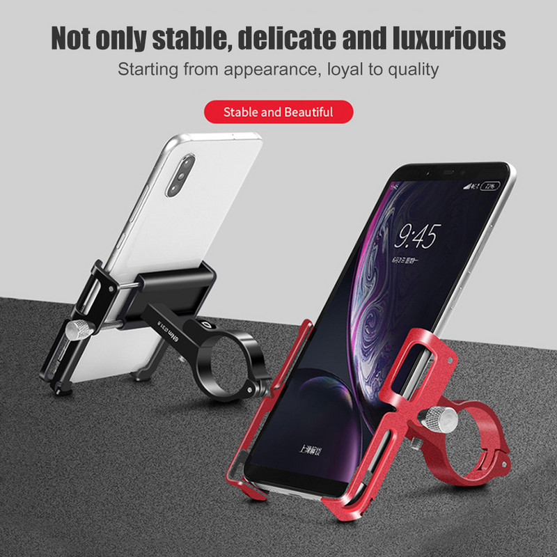 Držiak na mobilný telefón na bicykel, skúter, hliníková zliatina, motocykel, MTB, stojan na telefón, podpora riadidiel, klip na cyklistický prístup