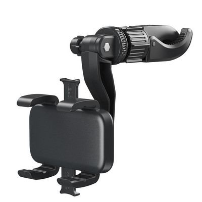 Držač za telefon u automobilu, retrovizor, sjedalo, držač za kopču, višenamjenski, rotirajući za 360 stupnjeva, automatski držač za mobitel za automobil