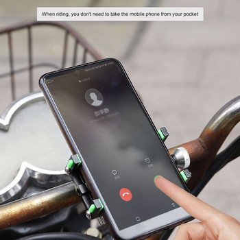 Βάση τηλεφώνου ποδηλάτου Μοτοσικλέτας Ηλεκτρικό τιμόνι ποδηλάτου Βάση στήριξης smartphone Four Claws Βάση τηλεφώνου ποδηλάτου από κράμα αλουμινίου