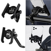 Velosipēda motocikla tālruņa turētājs 360 grādu rotācijas atbalsta kronšteina statīvs MTB ceļa velosipēda stiprinājuma piederumi, stūres atbalsts