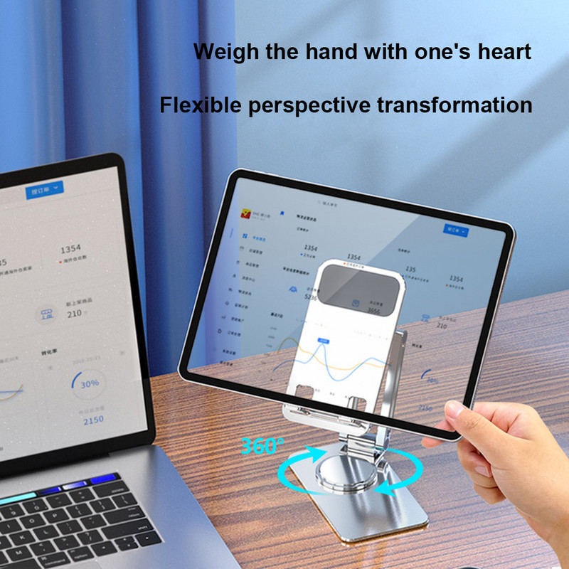 Sklopivi stalak za tablet i mobilni telefon Univerzalni držač za pametni telefon Stolni nosač Podesivi stolni držač za iPad iPhone Samsung