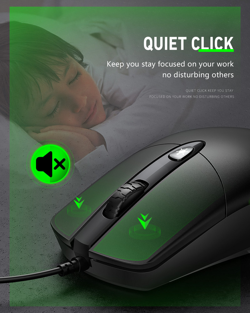 Jelly Comb USB žičani miš RGB pozadinsko osvjetljenje Optički tihi računalni miš 1600 DPI Uredski i kućni miševi za Windows PC Prijenosno stolno računalo