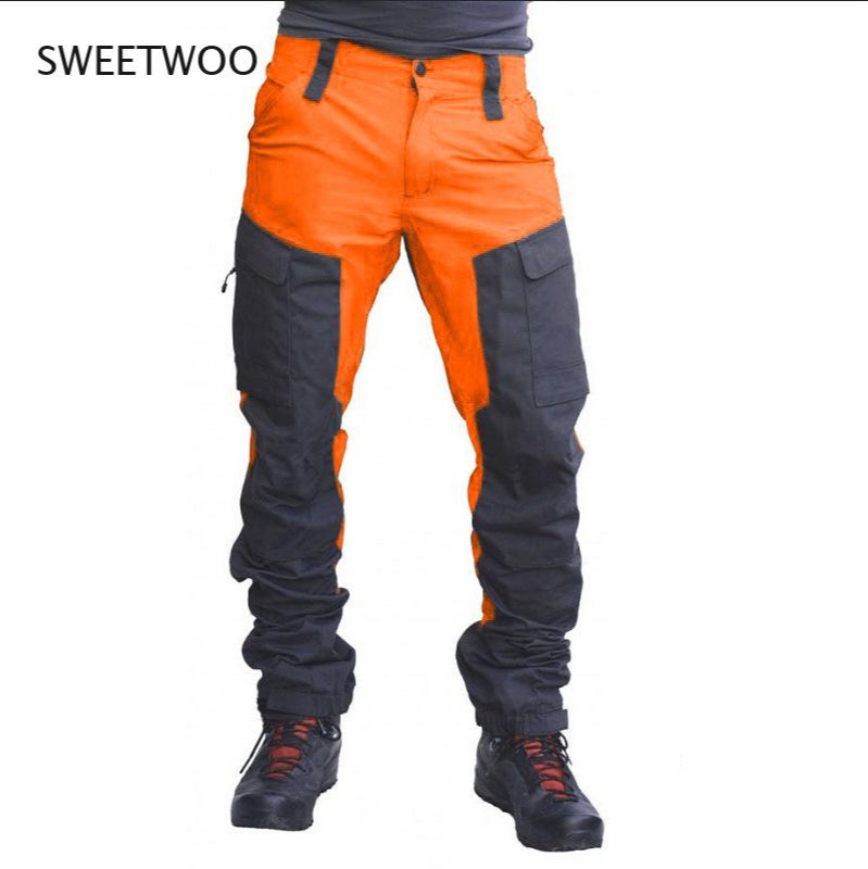 Patchwork ležerne hlače Muške kargo hlače s više džepova Muške hlače Taktičke hlače Biciklizam Penjanje Planinska ulična odjeća