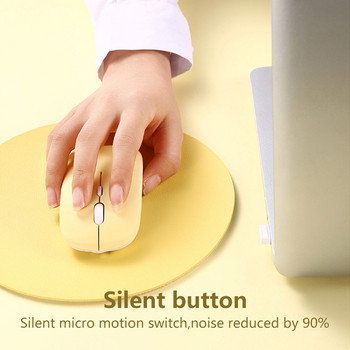 Ασύρματο ποντίκι Bluetooth για PC Gamer iPad Lpatop Tablet Κινητό τηλέφωνο Ποντίκι παιχνιδιών Magic Silent Εργονομικό ποντίκι Bluetooth