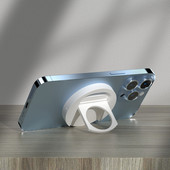 Suport magnetic pentru telefon pentru notebook Mac 2 în 1 Suport de prindere pentru telefon mobil pentru IPhone 14/13/12 Suport inel Suport camera de continuitate