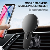 Univerzalna kopča za ventilacijski otvor za automobil Rotirajući za 360 Podesivi magnetski držač za telefon Kuka za odvod zraka GPS nosač za mobilni telefon za iPhone 14 13