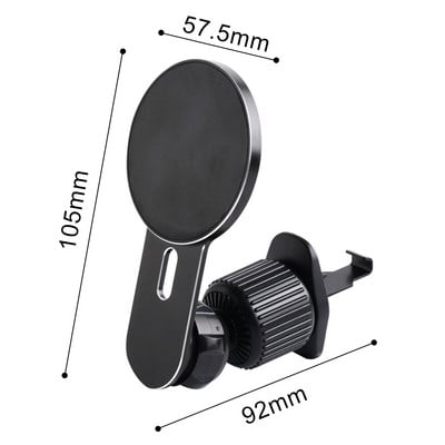 Univerzalna kopča za ventilacijski otvor za automobil Rotirajući za 360 Podesivi magnetski držač za telefon Kuka za odvod zraka GPS nosač za mobilni telefon za iPhone 14 13